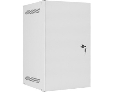 Miniatura produktu: Szafa Instalacyjna Rack Wisząca 10" 9u 280x310 Szara Drzwi Szklane Lanberg (Flat Pack)