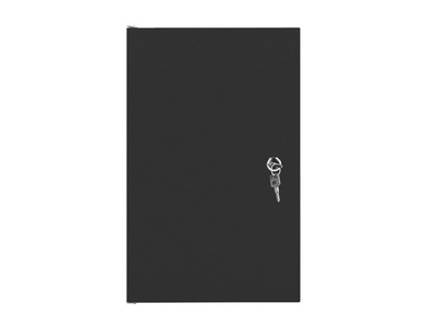 Miniatura produktu: Szafa Instalacyjna Rack Wisząca 10" 9u 280x310 Czarna Drzwi Metalowe Lanberg (Flat Pack)