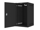 Miniatura zdjęcia: Szafa Instalacyjna Rack Wisząca 10" 9u 280x310 Czarna Drzwi Metalowe Lanberg (Flat Pack)