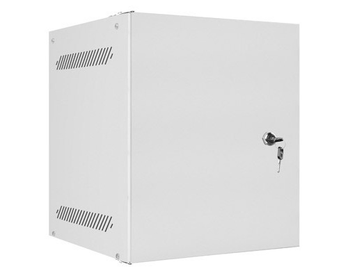 Szafa instalacyjna Rack wisząca 10" 6U 280x310 szara drzwi metalowe Flat pack Lanberg Szafa instalacyjna Rack wisząca 10" 6U 280x310 szara drzwi metalowe Flat pack Lanberg