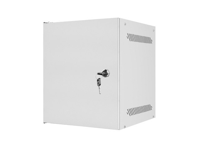 Szafa instalacyjna Rack wisząca 10" 6U 280x310 szara drzwi metalowe Flat pack Lanberg Szafa instalacyjna Rack wisząca 10" 6U 280x310 szara drzwi metalowe Flat pack Lanberg