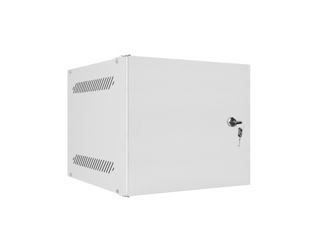 Szafa instalacyjna Rack wisząca 10" 4U 280x310 szara drzwi metalowe Flat pack Lanberg Szafa instalacyjna Rack wisząca 10" 4U 280x310 szara drzwi metalowe Flat pack Lanberg