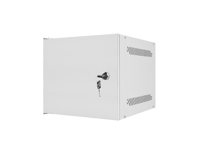 Szafa instalacyjna Rack wisząca 10" 4U 280x310 szara drzwi metalowe Flat pack Lanberg Szafa instalacyjna Rack wisząca 10" 4U 280x310 szara drzwi metalowe Flat pack Lanberg