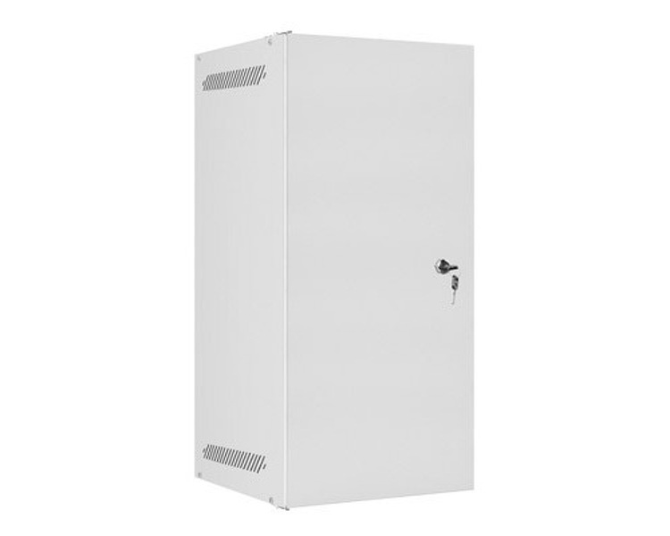 Zdjęcie produktu: Szafa Instalacyjna Rack Wisząca 10" 12U 280x310 Szara Drzwi Metalowe (Flat Pack) Lanberg