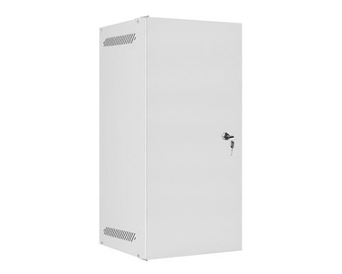 Miniatura produktu: Szafa Instalacyjna Rack Wisząca 10" 12U 280x310 Szara Drzwi Metalowe (Flat Pack) Lanberg