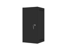 Miniatura zdjęcia: Szafa Instalacyjna Rack Wisząca 10" 12U 280x310 Czarna Drzwi Metalowe (Flat Pack) Lanberg