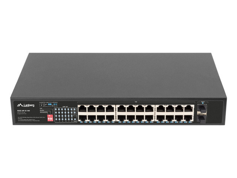 Zdjęcie produktu: Switch Lanberg RSGE-24P-2S-360 24x 1GB POE+ 250W, 2x SFP, Rack 19" Zdjęcie produktu: Switch Lanberg RSGE-24P-2S-360 24x 1GB POE+ 250W, 2x SFP, Rack 19"