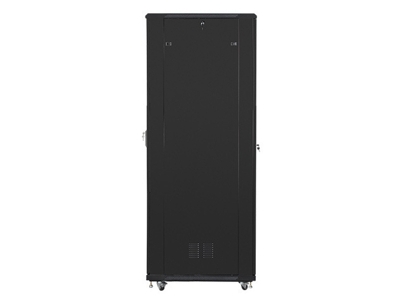 Zdjęcie produktu: Szafa Instalacyjna Rack Stojąca 19" 47U 800x1000 Czarna Drzwi Szklane (Flat Pack) Lanberg