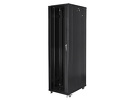 Miniatura zdjęcia: Szafa Instalacyjna Rack Stojąca 19" 47U 800x1000 Czarna Drzwi Szklane (Flat Pack) Lanberg