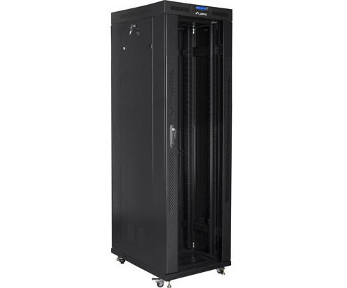 Szafa Instalacyjna Rack Stojąca 19" 42U 800x800 Czarna Drzwi Szklane (Flat Pack) Lanberg Szafa Instalacyjna Rack Stojąca 19" 42U 800x800 Czarna Drzwi Szklane (Flat Pack) Lanberg