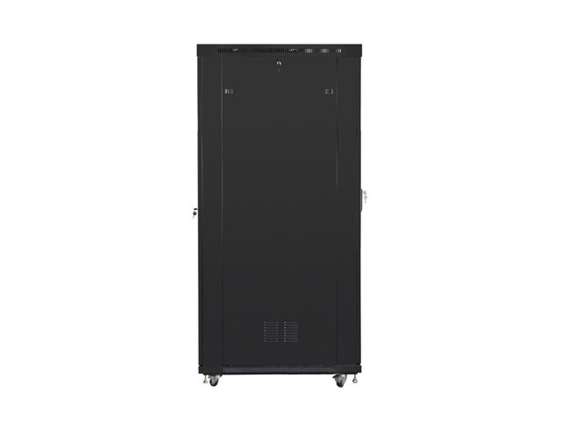 Zdjęcie produktu: Szafa Instalacyjna Rack Stojąca 19" 42U 800x800 Czarna Drzwi Szklane LCD (Flat Pack) Lanberg
