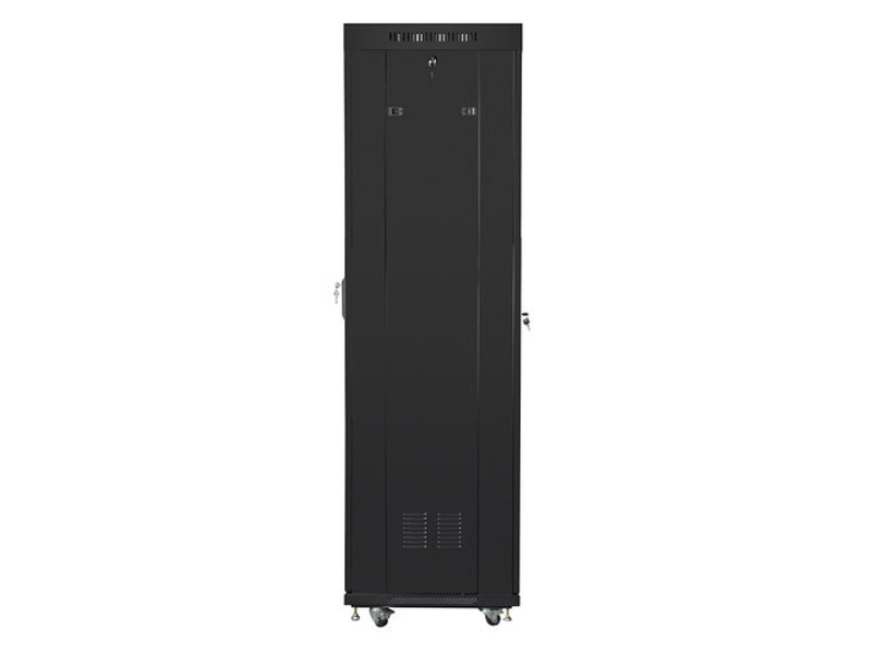 Zdjęcie produktu: Szafa instalacyjna Rack stojąca 19" 42U 600X600 czarna szklane drzwi LCD (Flat pack) Lanberg Zdjęcie produktu: Szafa instalacyjna Rack stojąca 19" 42U 600X600 czarna szklane drzwi LCD (Flat pack) Lanberg