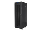 Miniatura zdjęcia: Szafa instalacyjna Rack stojąca 19" 37U 600X800 czarna drzwi perforowane LCD (Flat pack) Lanberg