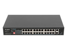Miniatura zdjęcia: Switch Lanberg RSFE-24P-1GE1C-250 24x 100mb Poe+/1x 1gb/1x Combo Rack 19" Gigabit Ethernet 250w