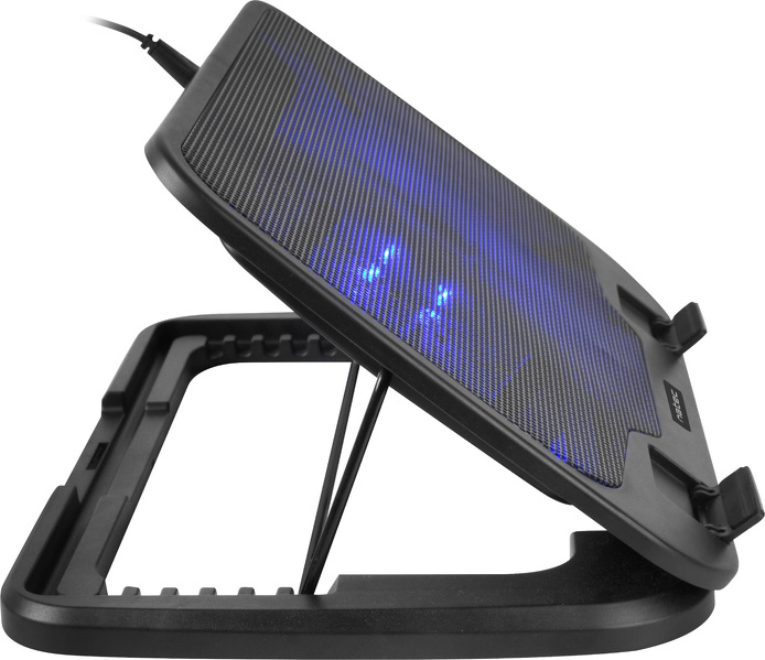 Zdjęcie produktu: Podstawka chłodząca pod laptopa Natec Iora 15.6” -17.3" z cichym wentylatorem, podświetlenie, 2 usb Zdjęcie produktu: Podstawka chłodząca pod laptopa Natec Iora 15.6” -17.3" z cichym wentylatorem, podświetlenie, 2 usb