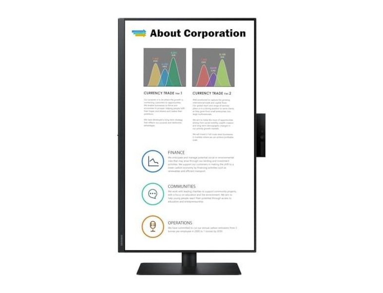 Zdjęcie produktu: Monitor Samsung 24" FHD IPS 5ms wbudowane głośniki + kamerka