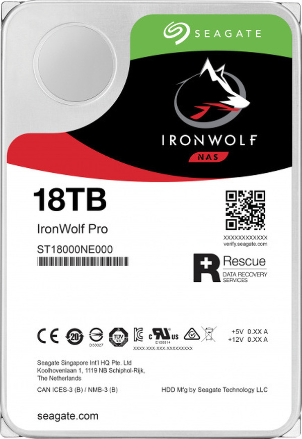 Zdjęcie produktu: Dysk Seagate IronWolf Pro ST18000NE000 18TB sATA III 7200RPM 256MB Zdjęcie produktu: Dysk Seagate IronWolf Pro ST18000NE000 18TB sATA III 7200RPM 256MB