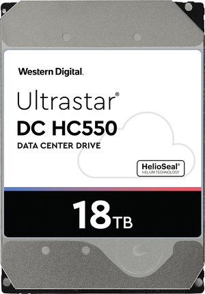 Miniatura produktu: Dysk WD Ultrastar DC HC550 WUH721818ALE6L4 18TB sATA III 512MB
