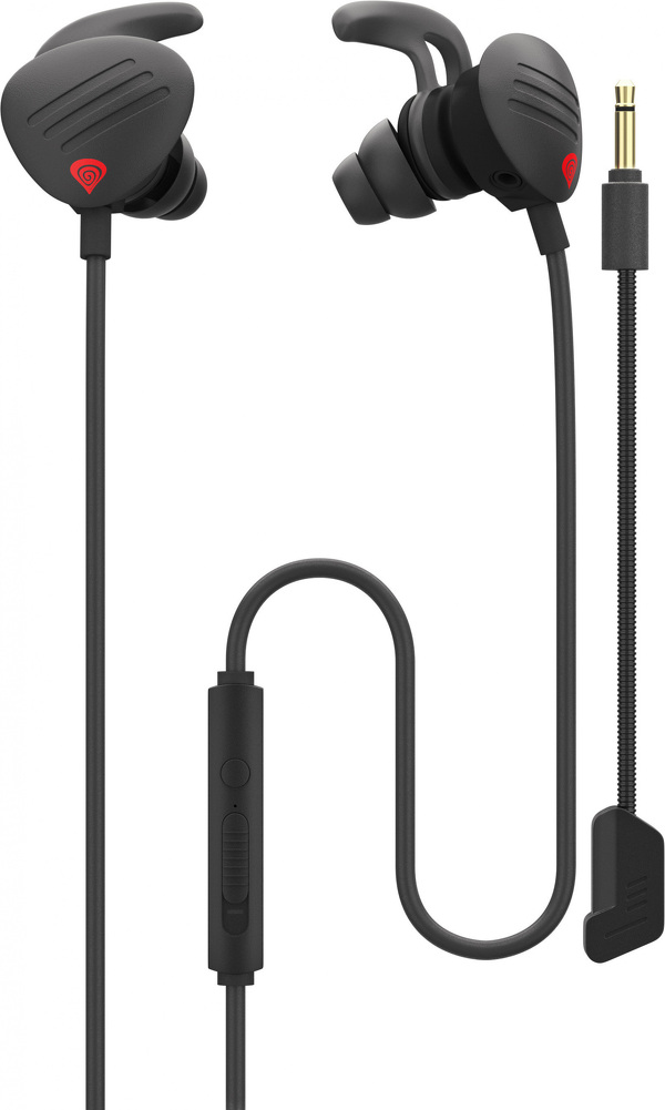 Zdjęcie produktu: Słuchawki dokanałowe Genesis Oxygen 400 z mikrofonem Czarne Zdjęcie produktu: Słuchawki dokanałowe Genesis Oxygen 400 z mikrofonem Czarne