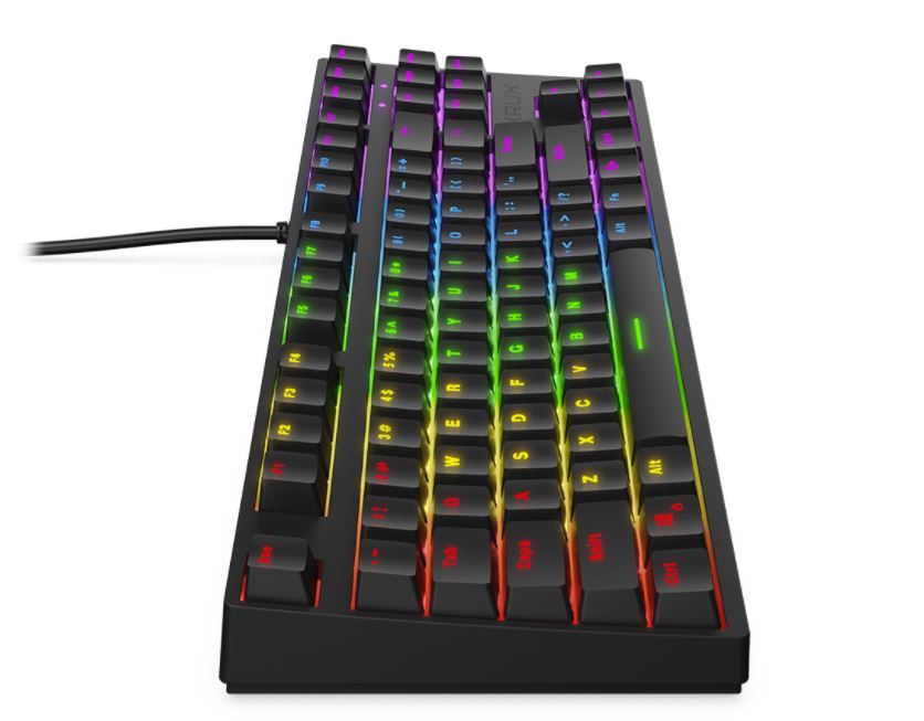 Klawiatura gamingowa Krux Atax RGB Outemu Brown, mechaniczna