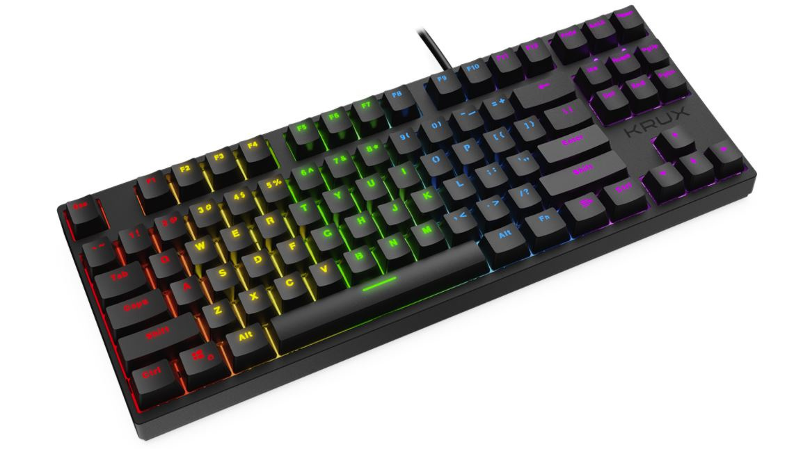 Klawiatura gamingowa Krux Atax RGB Outemu Brown, mechaniczna