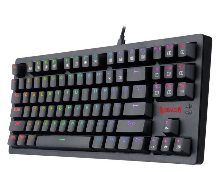 Zdjęcie produktu: Klawiatura Redragon K598-KNS RGB Knight TKL Zdjęcie produktu: Klawiatura Redragon K598-KNS RGB Knight TKL