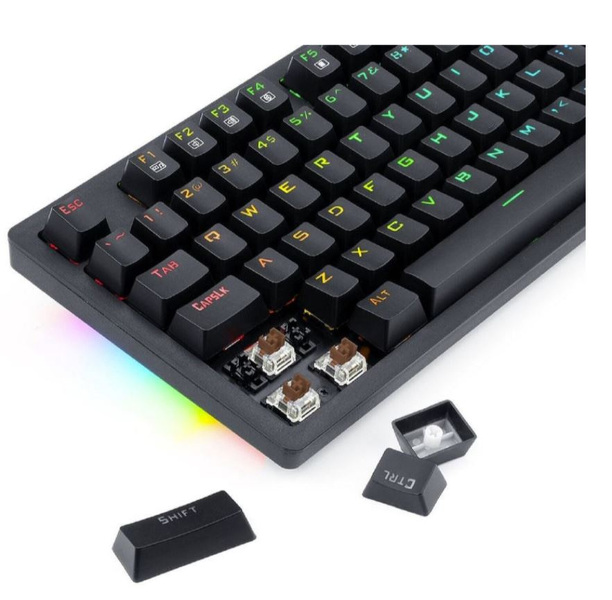 Zdjęcie produktu: Klawiatura Redragon K598-KNS RGB Knight TKL Zdjęcie produktu: Klawiatura Redragon K598-KNS RGB Knight TKL