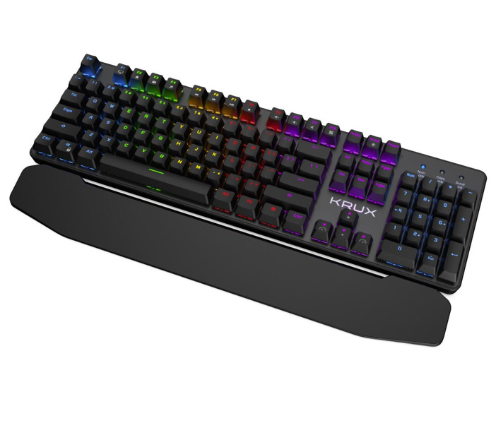 Zdjęcie produktu: Klawiatura gamingowa Krux Meteor RGB Outemu Blue, mechaniczna Zdjęcie produktu: Klawiatura gamingowa Krux Meteor RGB Outemu Blue, mechaniczna