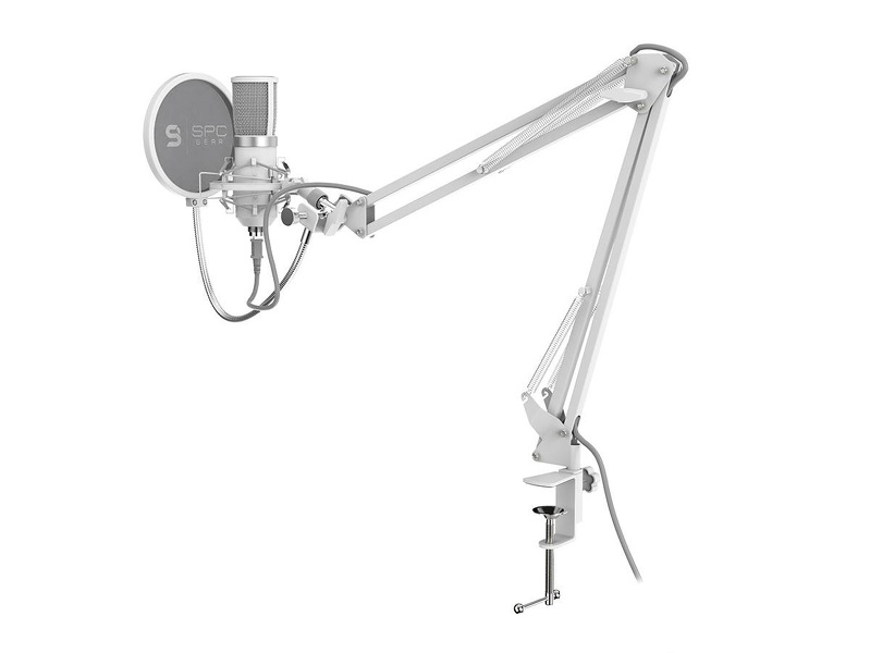 Zdjęcie produktu: Mikrofon do streaminguSPC Gear SM950 Onyx White Streaming Microphone USB (SPG106)