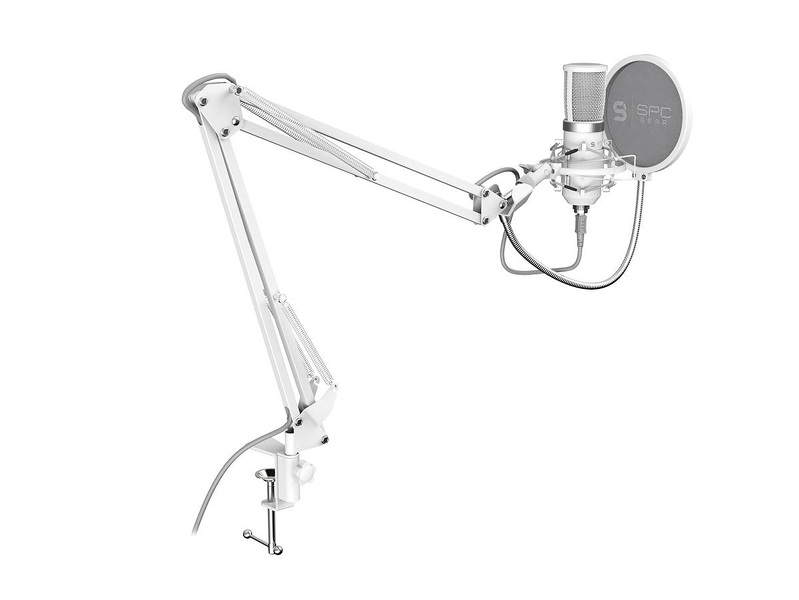 Zdjęcie produktu: Mikrofon do streaminguSPC Gear SM950 Onyx White Streaming Microphone USB (SPG106)