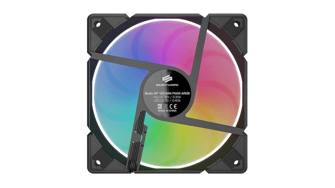 Zdjęcie produktu: Wentylator SilentiumPC Stella HP ARGB 120mm PWM KIT 3pack Zdjęcie produktu: Wentylator SilentiumPC Stella HP ARGB 120mm PWM KIT 3pack