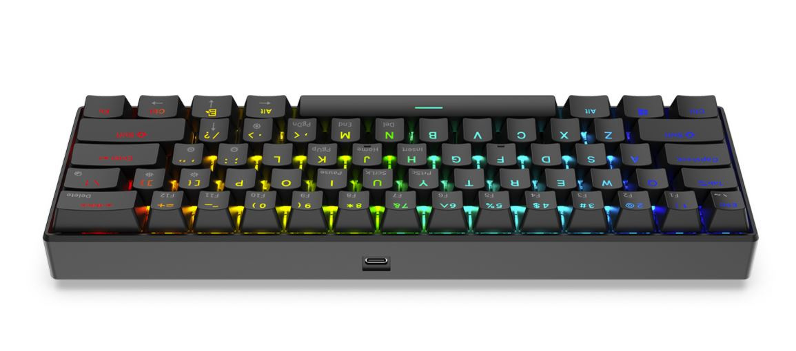 Klawiatura gamingowa Krux Neo Pro RGB Wireless Gateron Red, mechaniczna