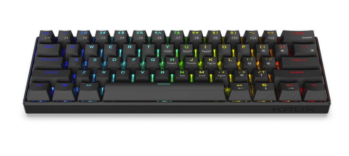 Klawiatura gamingowa Krux Neo Pro RGB Wireless Gateron Red, mechaniczna
