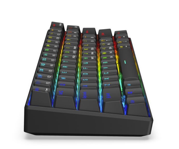 Klawiatura gamingowa Krux Neo Pro RGB Wireless Gateron Red, mechaniczna