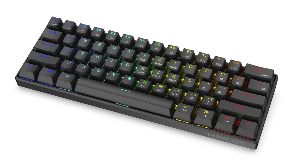 Klawiatura gamingowa Krux Neo Pro RGB Wireless Gateron Red, mechaniczna