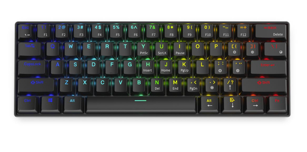 Zdjęcie produktu: Klawiatura gamingowa Krux Neo Pro RGB Wireless Gateron Red, mechaniczna