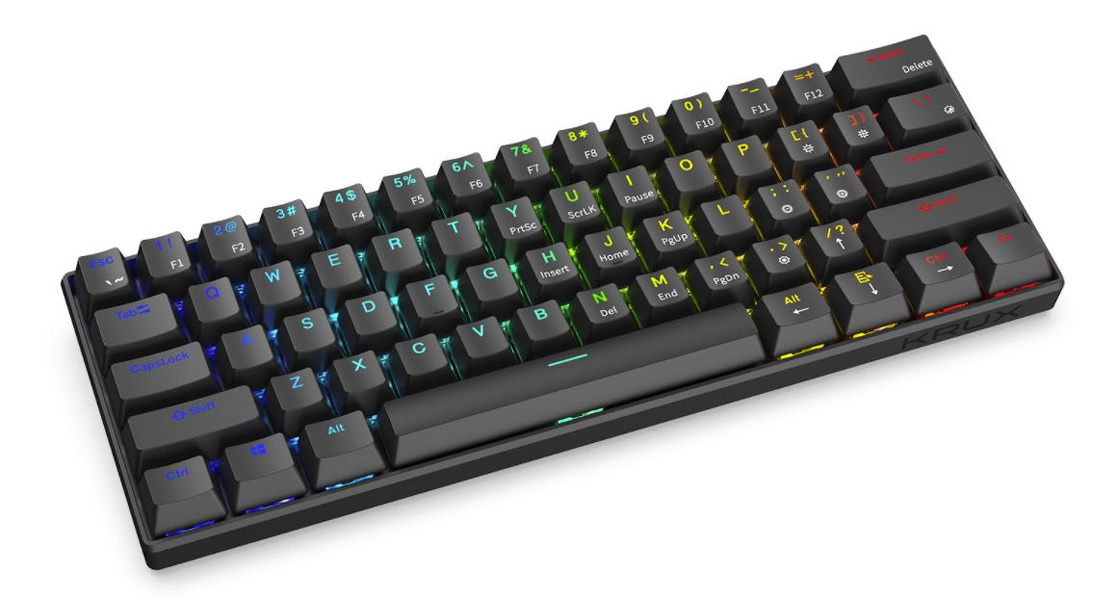 Zdjęcie produktu: Klawiatura gamingowa Krux Neo Pro RGB Wireless Gateron Red, mechaniczna