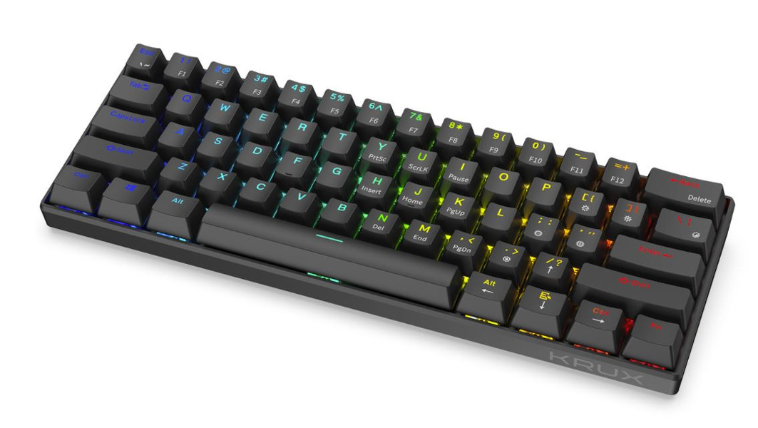 Zdjęcie produktu: Klawiatura gamingowa Krux Neo Pro RGB Wireless Gateron Red, mechaniczna