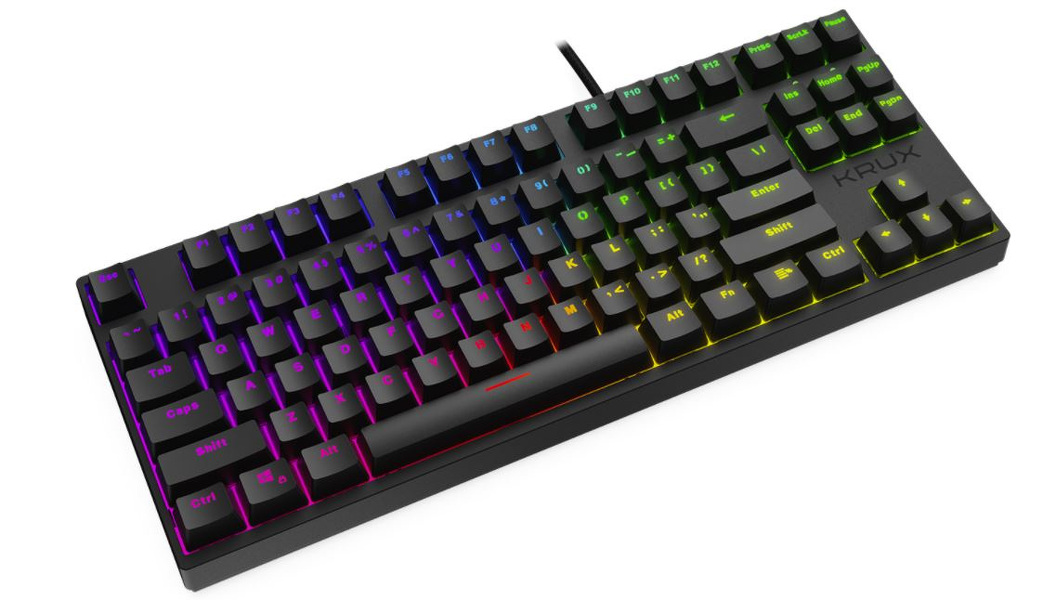 Zdjęcie produktu: Klawiatura gamingowa Krux Atax Pro RGB Outemu Red, mechaniczna