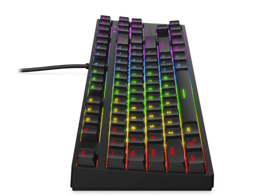 Klawiatura gamingowa Krux Atax RGB Outemu Red, mechaniczna