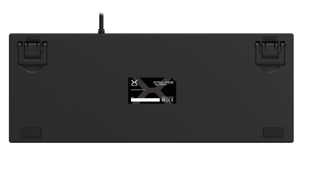 Zdjęcie produktu: Klawiatura gamingowa Krux Atax RGB Outemu Red, mechaniczna