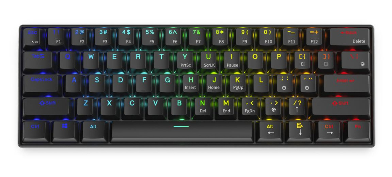 Zdjęcie produktu: Klawiatura gamingowa Krux Neo Pro RGB Wireless Gateron Blue, mechaniczna