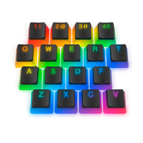 Zdjęcie produktu: Nakładki klawiszy klawiatury SPC Gear KC104 Pudding Double Shot PBT Keycaps (SPG030)