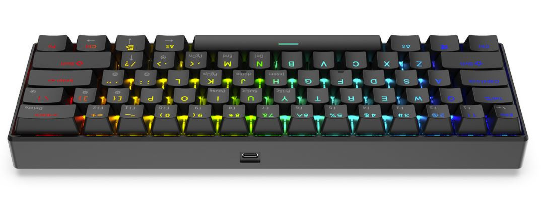 Klawiatura gamingowa Krux Neo Pro RGB Wireless Gateron Brown, mechaniczna