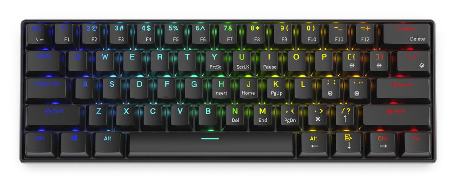 Zdjęcie produktu: Klawiatura gamingowa Krux Neo Pro RGB Wireless Gateron Brown, mechaniczna