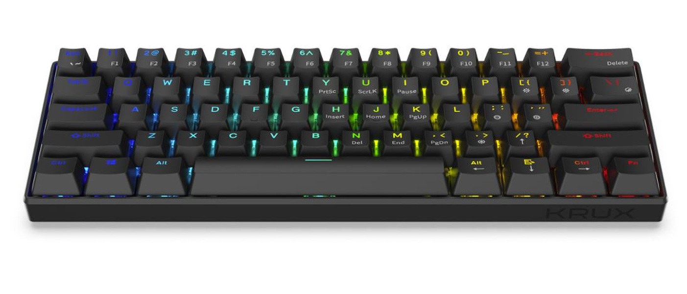 Zdjęcie produktu: Klawiatura gamingowa Krux Neo Pro RGB Wireless Gateron Brown, mechaniczna
