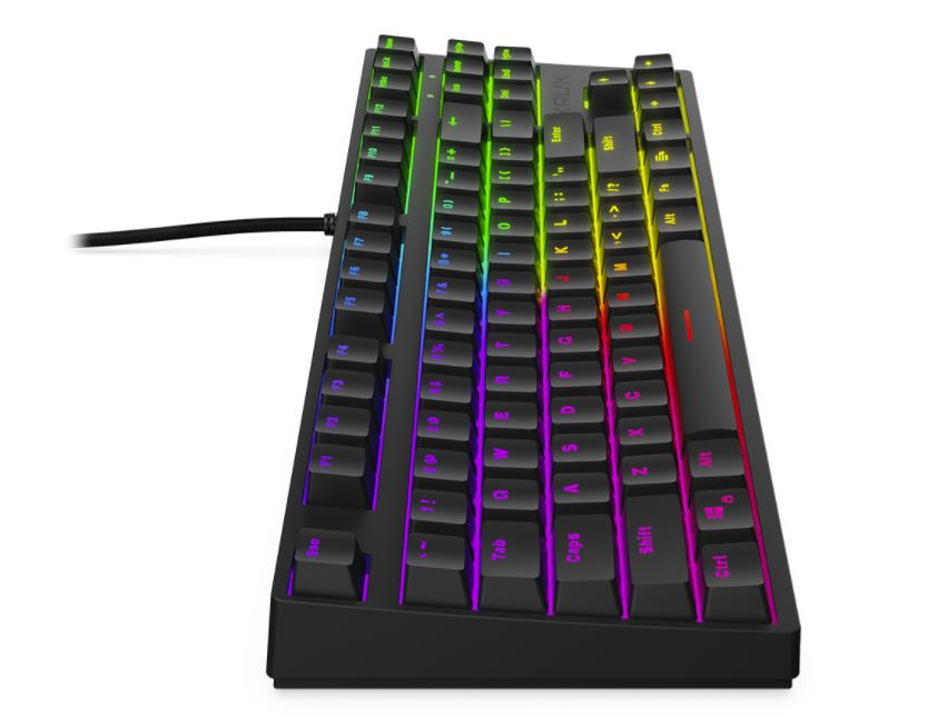 Klawiatura gamingowa Krux Atax Pro RGB Gateron Brown, mechaniczna