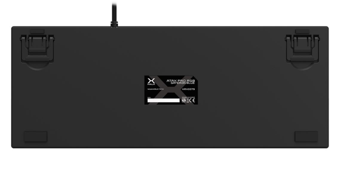 Klawiatura gamingowa Krux Atax Pro RGB Gateron Brown, mechaniczna