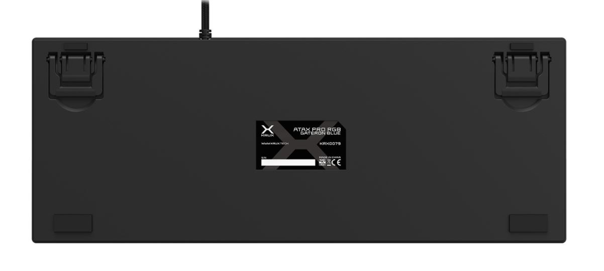 Klawiatura gamingowa Krux Atax Pro RGB Gateron Red, mechaniczna