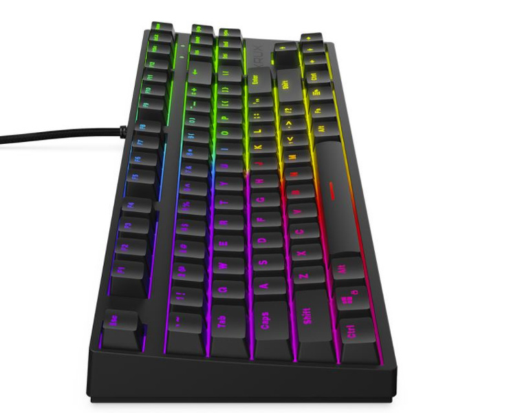 Zdjęcie produktu: Klawiatura gamingowa Krux Atax Pro RGB Gateron Red, mechaniczna
